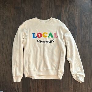 Madhappy local optimist cream hoddie